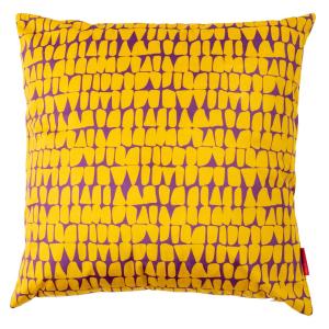 Housse de coussin velours ZANZIBAR safran