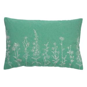 Housse de coussin Vert 40x60 cm - Fleuri