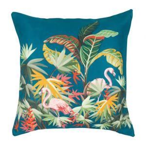 Housse de coussin Vert polyester 40 X 40cm