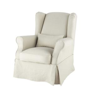 Housse de fauteuil en lin