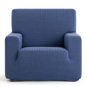 Housse de fauteuil extensible bleu 80 * 130