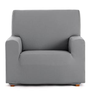 Housse de fauteuil extensible gris 80 - 130 cm
