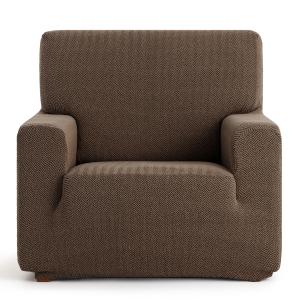 Housse de fauteuil extensible marron 80 * 130