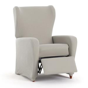 Housse de fauteuil relax extensible lin 60 - 75 cm