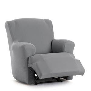 Housse de fauteuil relax XL extensible gris 60 - 90 cm