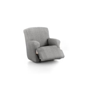 Housse de fauteuil relax XL extensible gris clair 60 - 110…