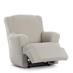 Housse de fauteuil relax XL extensible lin 60 - 90 cm
