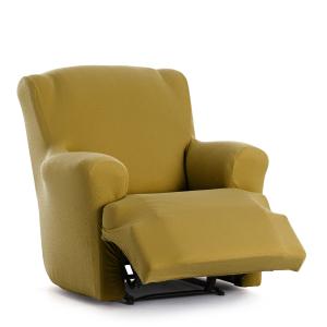 Housse de fauteuil relax XL extensible moutarde 60  90