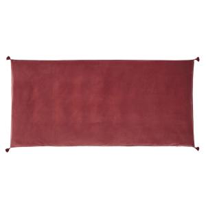Housse de matelas de sol en velours de coton terracotta 90x…