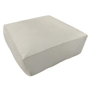 Housse de pouf pour salon de jardin modulable beige