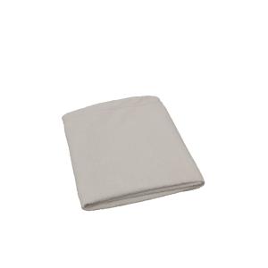 Housse de tête de lit en bouclé gris clair 140x110cm