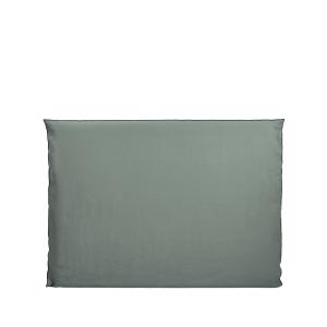 Housse de tête de lit en lin vert 170x134 cm