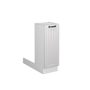 Îlot de cuisine sans PT, Blanc campagne 30 x 82cm