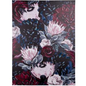 Impression sur toile fleurs multicolores 67x90