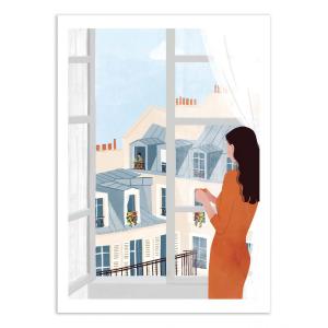 ISOLATION DAYS - MAJA TOMLJANIC - Affiche d'art 30 x 40 cm