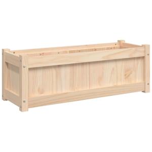 Jardinière d'extérieur bois de pin massi 90x31x31 cmf