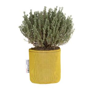 Jardinière de plantation respirant 12 cm jaune