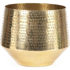 Jardinière ronde en aluminium Bali Bazar