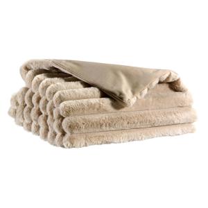 Jeté de lit  en polyester lin 240 x 260 cm