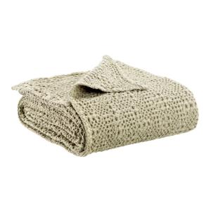 Jeté stonewashed  en coton pinede 240 x 260 cm