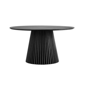 KAIRN- Table à manger ronde 4/6 personnes ø140 cm chêne noi…