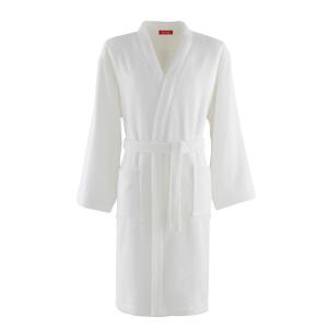 Kimono de bain en coton blanc L