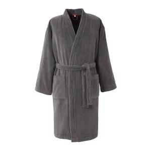 Kimono de bain en  coton gris L