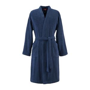 Kimono en  coton bleu L