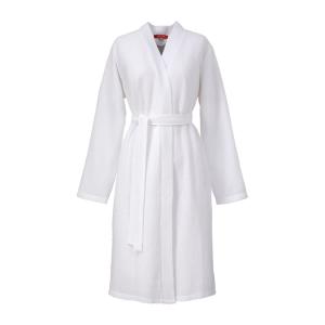 Kimono en  coton nid d'abeille blanc XL