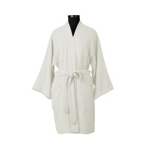 Kimono gaze de coton 95x64 blanc