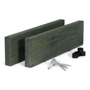 Kit barres latérales avec clés pour bar de balcon en pin bl…