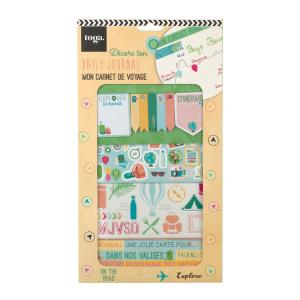 Kit de décoration bullet journal voyage