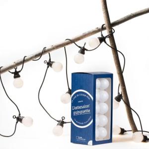 Kit extension guirlande guinguette 10 ampoules