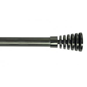 Kit tringle extensible ø 16/19 mm 110 à 210cm - Nickel mat