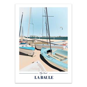 LA BAULE VERSION 2 - LPX ILLUSTRATION - Affiche d'art 50 x…