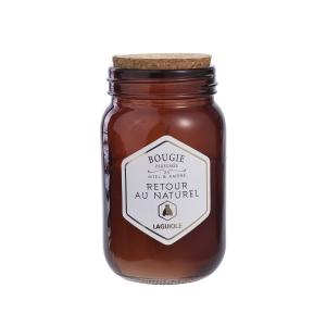 LAGUIOLE - Bougie parfumée au miel et ambre - 240g