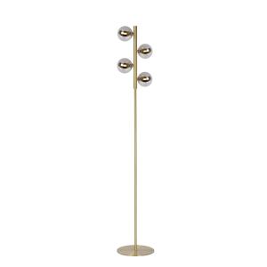 Lampadaire 4 lumières h154cm laiton