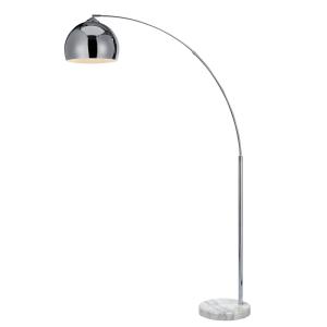 Lampadaire arco, Chromé, 170cm