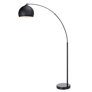 Lampadaire arco, Noir, 170cm