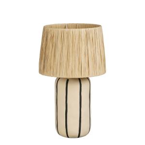Lampadaire Beige Céramique H48xl28xL28cm
