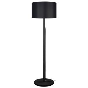 Lampadaire bois H142cm noir;Abat-jour: noir