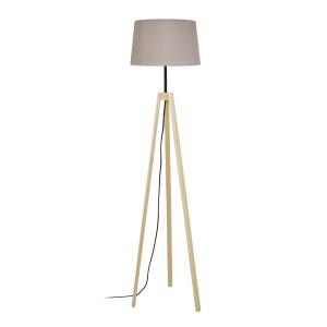 Lampadaire  bois,naturel ,H 155x D40x P 40cm