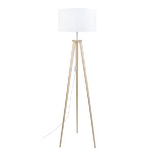 Lampadaire  bois,naturel,H 155xD40x P 40 cm