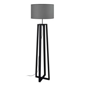 Lampadaire  bois,Noir ,H 155xD40x P 40cm