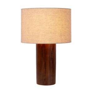 Lampadaire Bolivia noir avec abat jour blanc moderne 158 cm