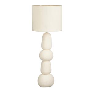 Lampadaire Crème Céramique H105xl38xL38cm