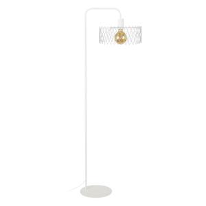 Lampadaire de Bureau TOSEL ,métal,Blanc   ,H157xD30xP42cm