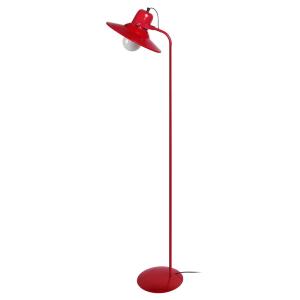 Lampadaire de Bureau TOSEL ,métal,Rouge ,H150xD29xP29cm