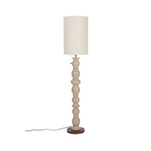 Lampadaire design en céramique beige