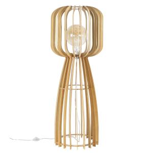 lampadaire en bois / liège naturel, h. 125 cm